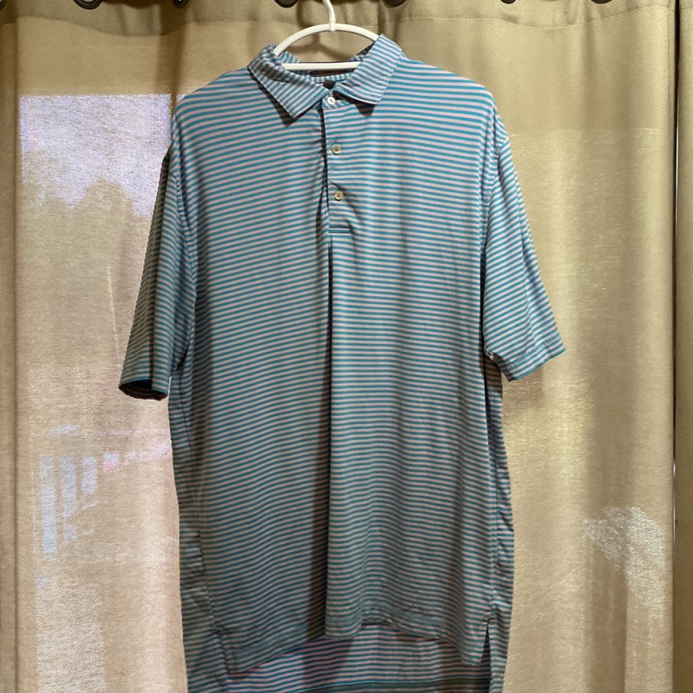 Mens L Peter Millar DriFit polo
